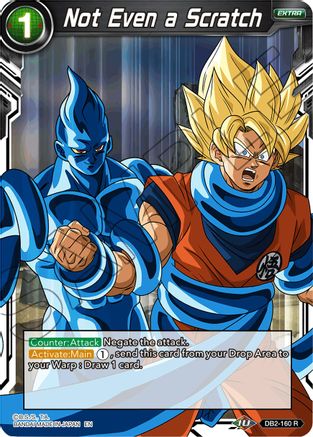 Image of Not Even a Scratch (Event Pack 08) (DB2-160) - Tournament Promotion Cards