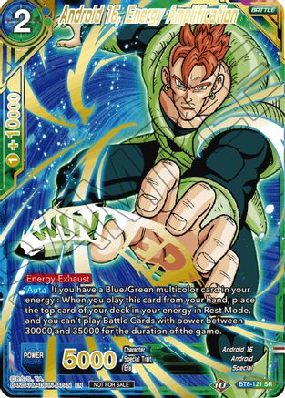 Image of Android 16, Energy Amplification (Alternate Art Set 2021 Vol. 2) (BT8-121) - Tournament Promotion Cards