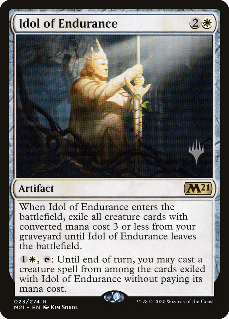 Image of Idol of Endurance (PPM21-23P) - Core Set 2021 Promos Foil