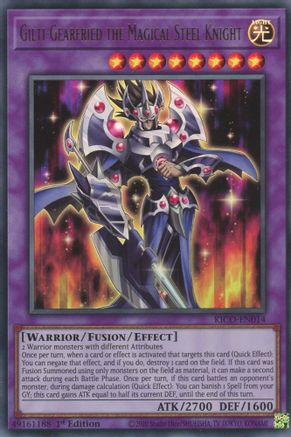 Image of Gilti-Gearfried the Magical Steel Knight (KICO-EN014) - King's Court 1st Edition
