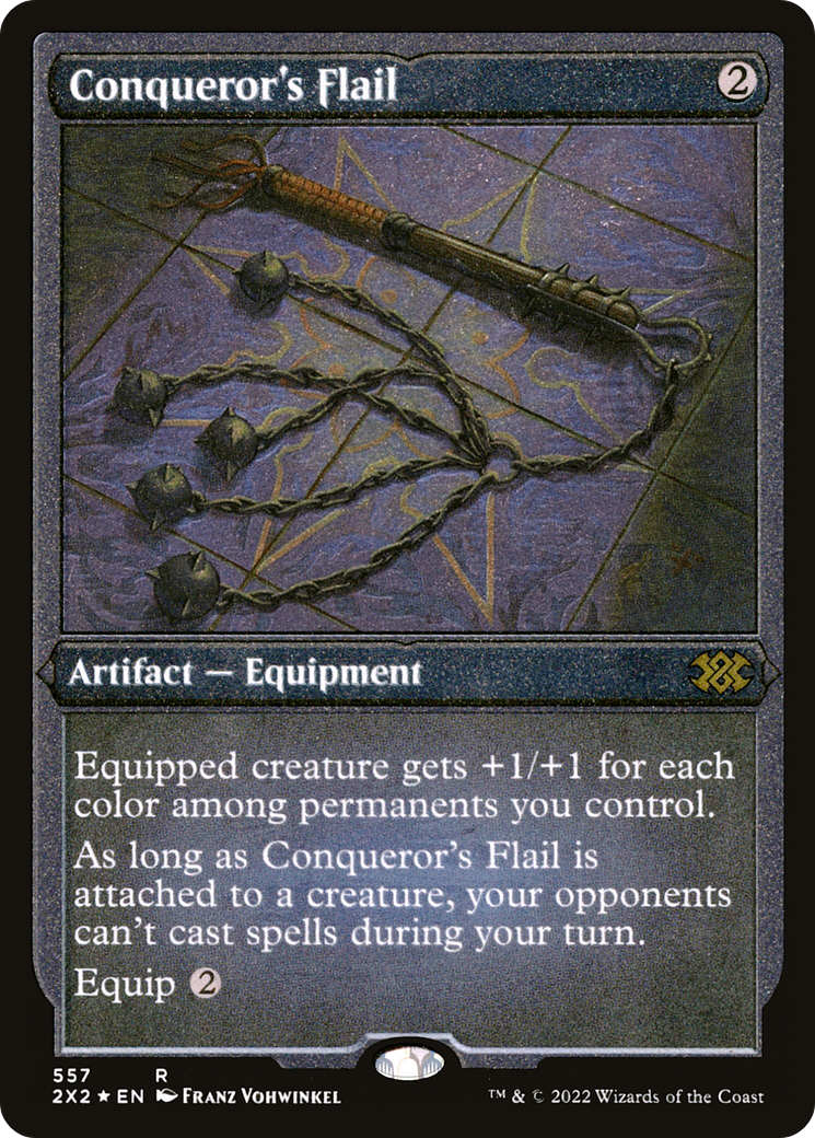 Image of Conqueror's Flail (2X2-557) - Double Masters 2022 Foil
