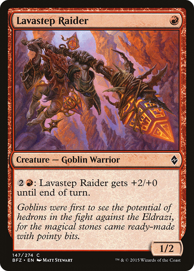 Image of Lavastep Raider (BFZ-147) - Battle for Zendikar