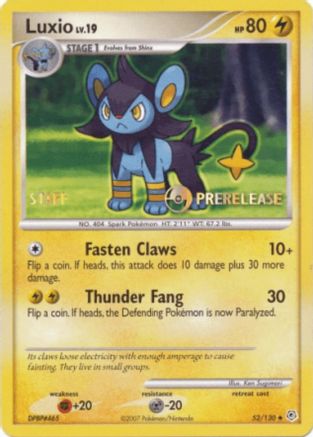 Image of Luxio 052/130  Nintendo Promos - Promo