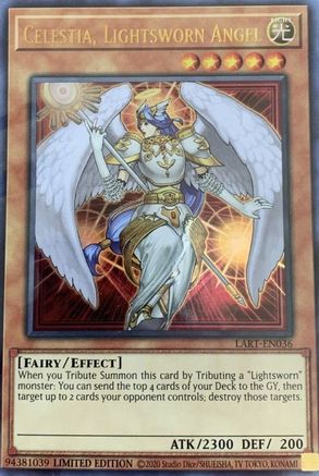 Image of Celestia, Lightsworn Angel (LART-EN036) - The Lost Art Promotion Limited