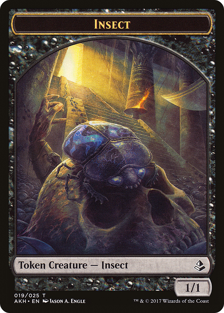 Image of Insect Token (AKH-019) - Amonkhet Tokens