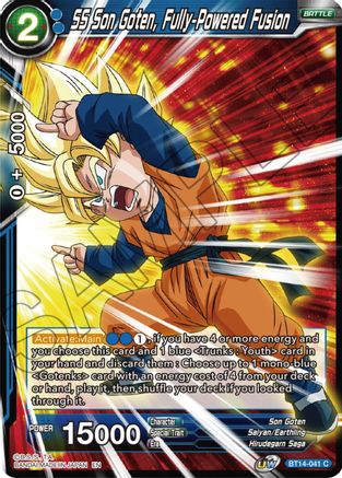 Image of SS Son Goten, Fully-Powered Fusion (BT14-041) - Cross Spirits Foil
