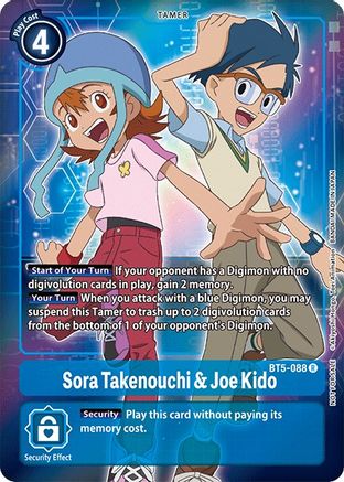 Image of Sora Takenouchi & Joe Kido (Box Topper) (BT5-088) - Battle of Omni Foil
