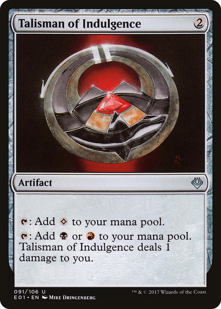 Image of Talisman of Indulgence (AC2-091) - Archenemy: Nicol Bolas