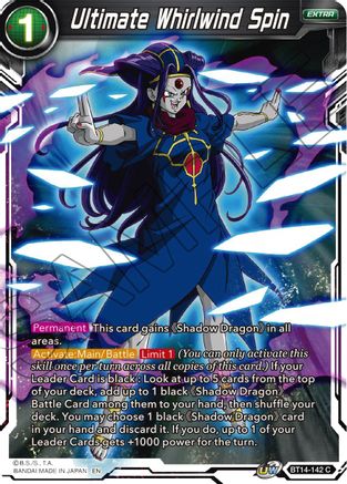 Image of Ultimate Whirlwind Spin (BT14-142) - Cross Spirits