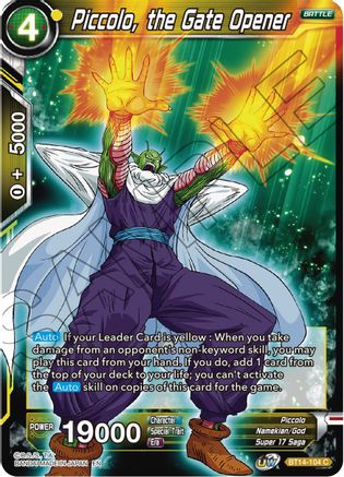 Image of Piccolo, the Gate Opener (BT14-104) - Cross Spirits