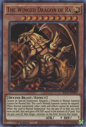 Image of The Winged Dragon of Ra (Ultra Pharaoh's Rare) (KICO-EN065) - King's Court 1st Edition