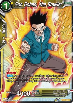 Image of Son Gohan, the Brawler (BT14-098) - Cross Spirits