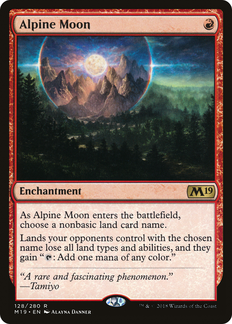 Image of Alpine Moon (M19-128) - Core Set 2019