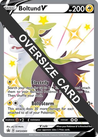 Image of Boltund V SWSH085  - Holofoil Jumbo Cards - Promo