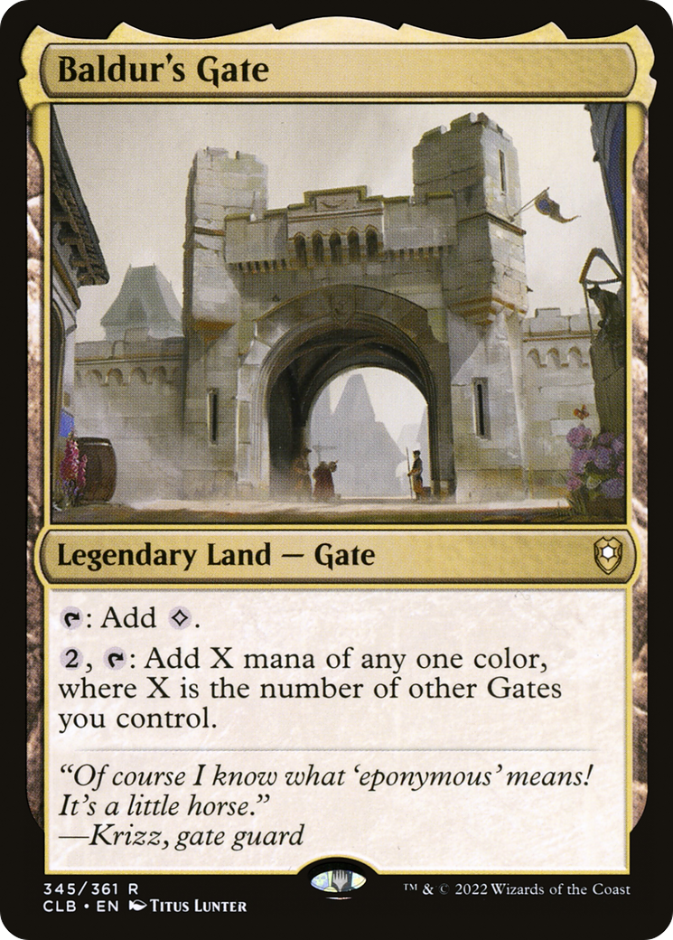 Image of Baldur's Gate (CLB-345) - Commander Legends: Battle for Baldur's Gate