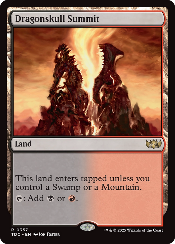 Image of Dragonskull Summit (TDC-357) - Commander: Tarkir: Dragonstorm