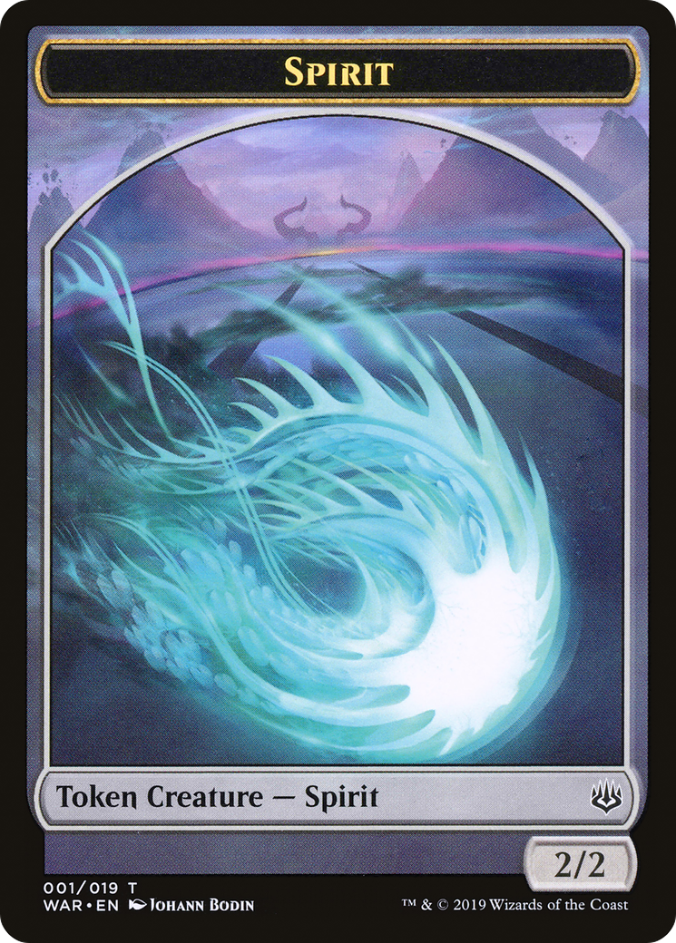 Image of Spirit Token (WAR-001) - War of the Spark Tokens