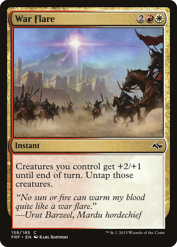 Image of War Flare (FRF-158) - Fate Reforged