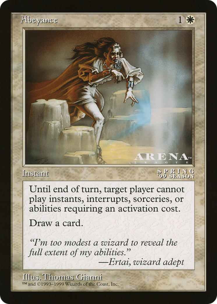 Image of Abeyance (OLEP-078) - Oversized League Prizes