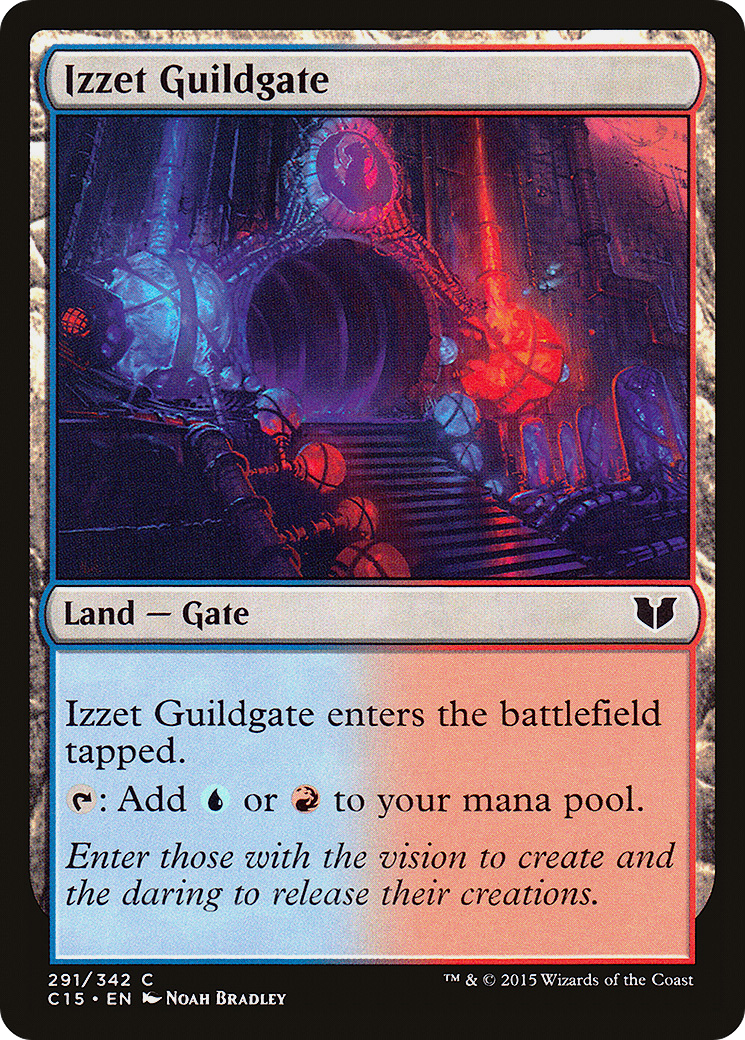 Image of Izzet Guildgate (C15-291) - Commander 2015