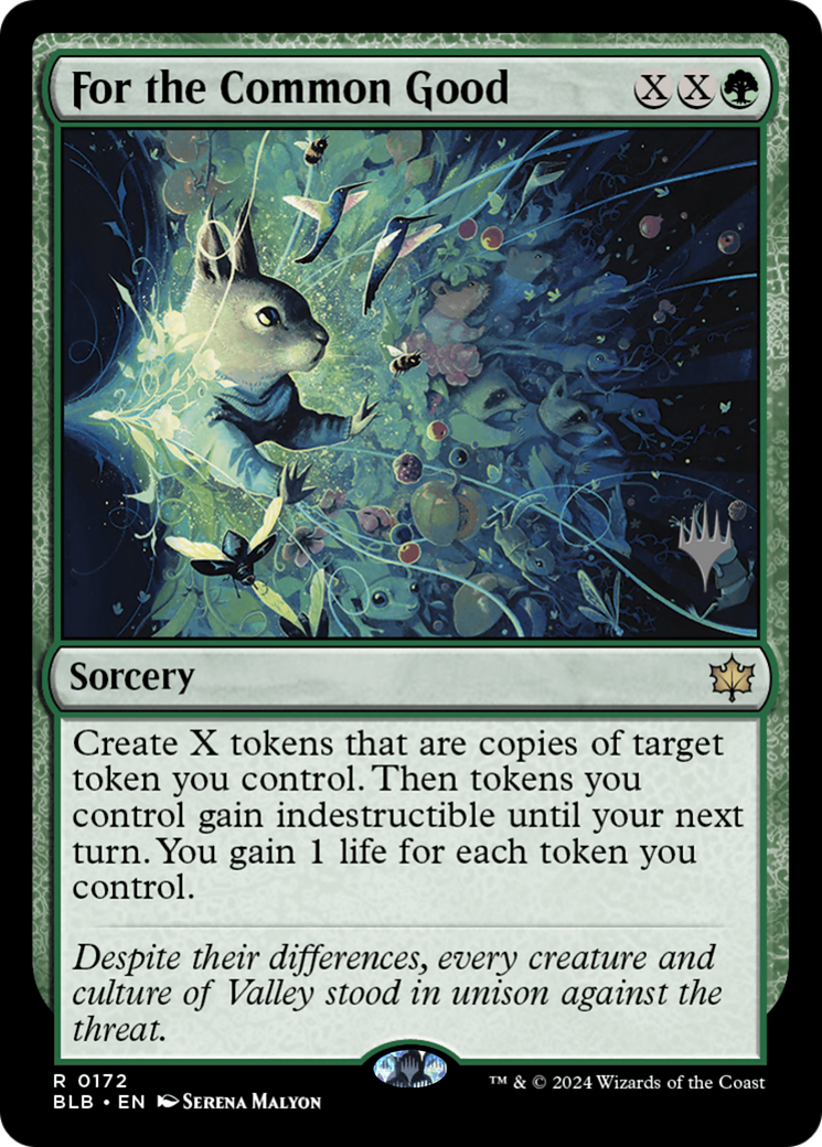 Image of For the Common Good (PPBLB-172) - Bloomburrow Promos