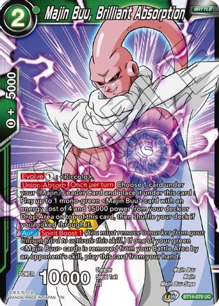 Image of Majin Buu, Brilliant Absorption (BT14-079) - Cross Spirits Foil