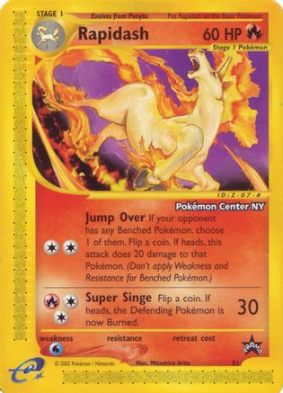 Image of Rapidash [Pokemon Center NY] 051/53  WoTC Promo - Promo