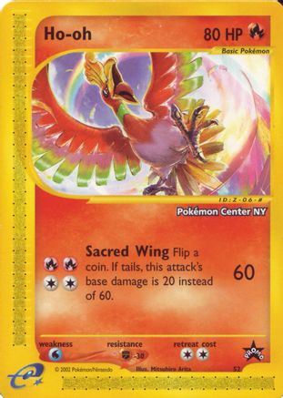 Image of Ho-oh [Pokemon Center NY] 052/53  WoTC Promo - Promo