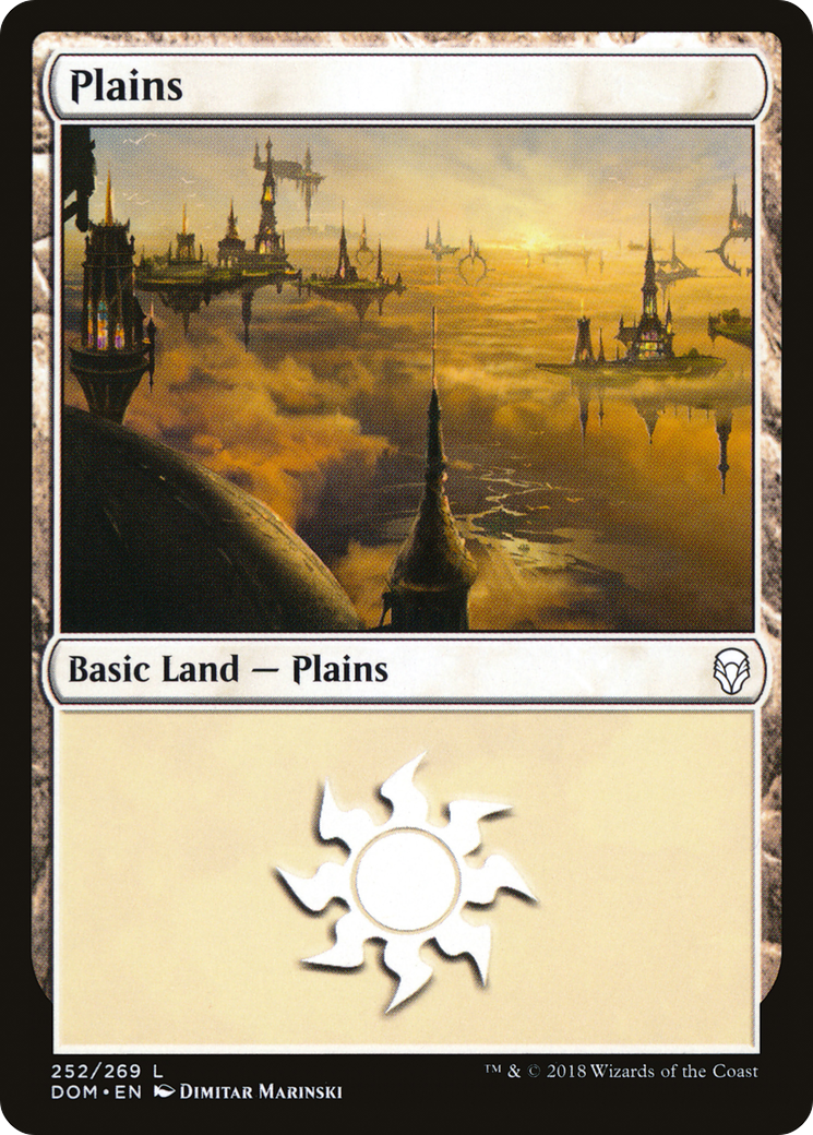 Image of Plains (252) (DOM-252) - Dominaria Foil