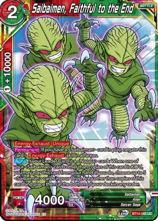Image of Saibaimen, Faithful to the End (BT14-145) - Cross Spirits