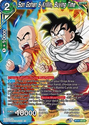 Image of Son Gohan & Krillin, Buying Time (BT14-148) - Cross Spirits Foil