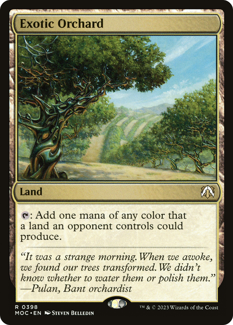 Image of Exotic Orchard (MOC-398) - March of the Machine Commander