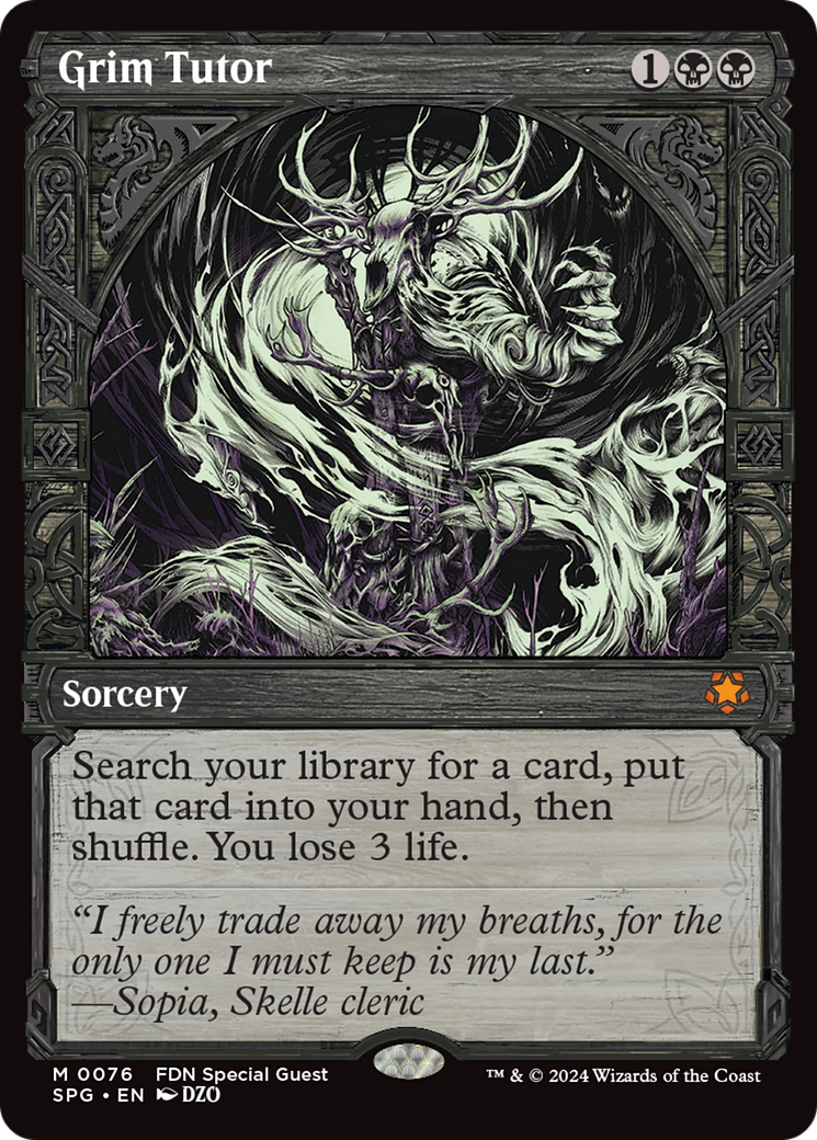 Image of Grim Tutor (Showcase) (SPG-076) - Special Guests: (Showcase)