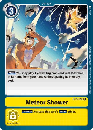 Image of Meteor Shower (BT5-098) - Battle of Omni
