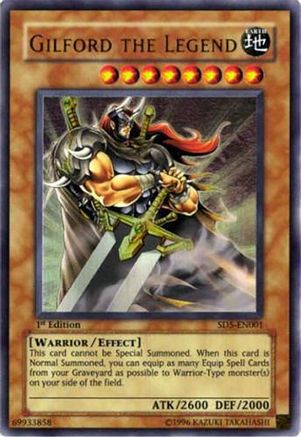 Image of Gilford the Legend (SD5-EN001) - Structure Deck: Warrior's Triumph 1st Edition
