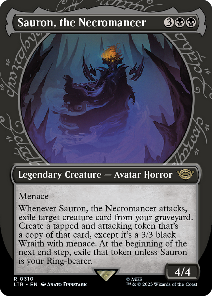 Image of Sauron, the Necromancer (Showcase) (LTR-310) - The Lord of the Rings: Tales of Middle-earth: (Showcase) (Borderless)