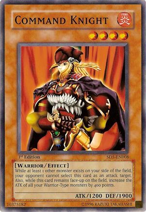Image of Command Knight (SD5-EN008) - Structure Deck: Warrior's Triumph 1st Edition