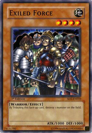 Image of Exiled Force (SD5-EN010) - Structure Deck: Warrior's Triumph 1st Edition