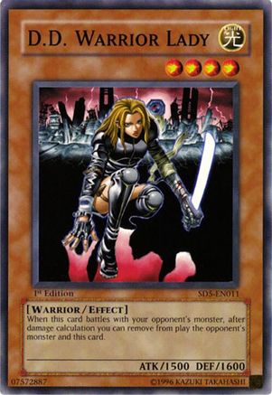 Image of D.D. Warrior Lady (SD5-EN011) - Structure Deck: Warrior's Triumph 1st Edition