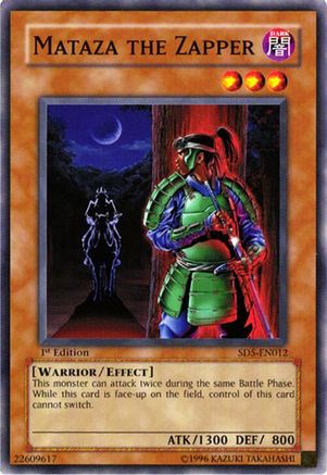 Image of Mataza the Zapper (SD5-EN012) - Structure Deck: Warrior's Triumph 1st Edition