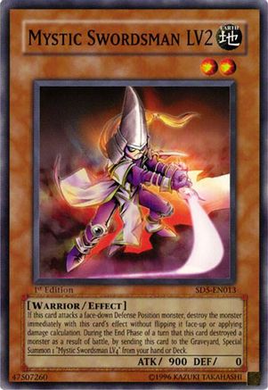 Image of Mystic Swordsman LV2 (SD5-EN013) - Structure Deck: Warrior's Triumph 1st Edition