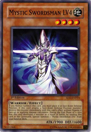 Image of Mystic Swordsman LV4 (SD5-EN014) - Structure Deck: Warrior's Triumph 1st Edition