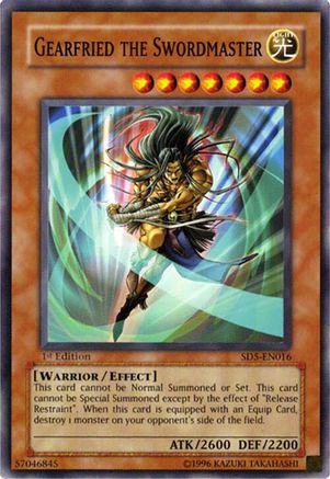 Image of Gearfried the Swordmaster (SD5-EN016) - Structure Deck: Warrior's Triumph 1st Edition