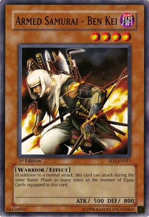 Image of Armed Samurai - Ben Kei (SD5-EN017) - Structure Deck: Warrior's Triumph 1st Edition
