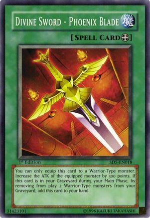 Image of Divine Sword - Phoenix Blade (SD5-EN018) - Structure Deck: Warrior's Triumph 1st Edition