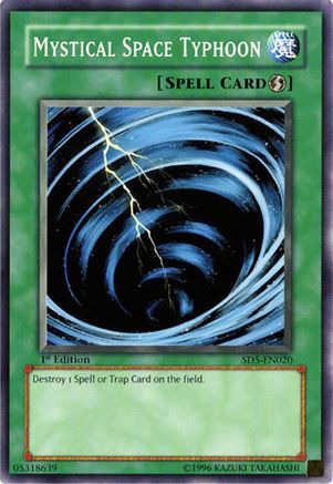 Image of Mystical Space Typhoon (SD5-EN020) - Structure Deck: Warrior's Triumph 1st Edition