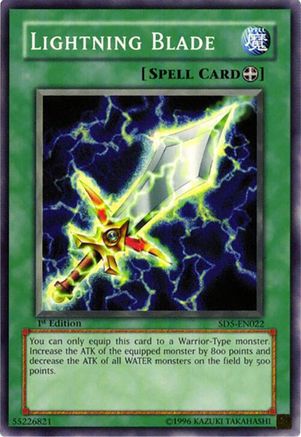 Image of Lightning Blade (SD5-EN022) - Structure Deck: Warrior's Triumph 1st Edition