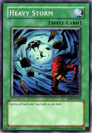 Image of Heavy Storm (SD5-EN023) - Structure Deck: Warrior's Triumph 1st Edition