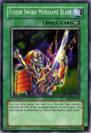 Image of Fusion Sword Murasame Blade (SD5-EN026) - Structure Deck: Warrior's Triumph 1st Edition
