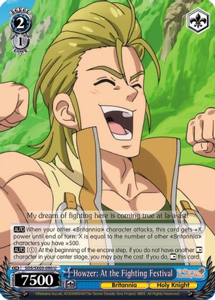 Image of Howzer: At the Fighting Festival (SDS/SX03-090 U) - The Seven Deadly Sins